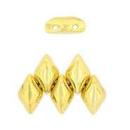 Matubo GemDuo kralen 8x5mm 24K Gold Plated